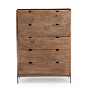 Trey 5 Drawer Dresser - Auburn Poplar