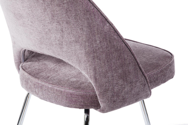Johnson Dining  Side Chair - Heathered velvet purp