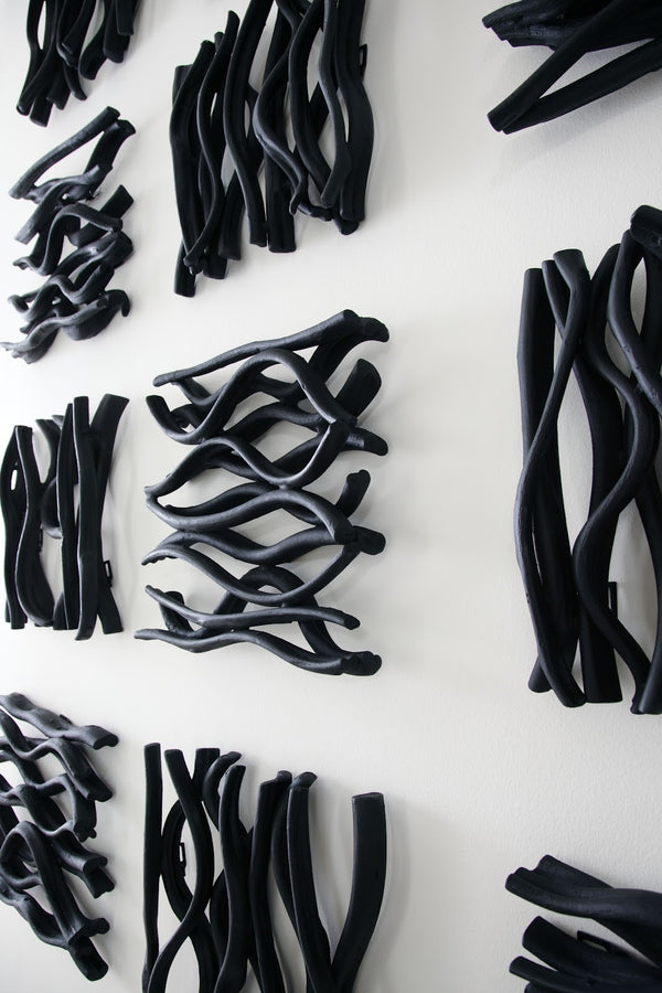 Vine Wall Tile, Black