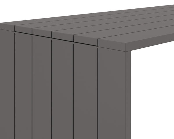 VERIN BAR TABLE - WARM GREY