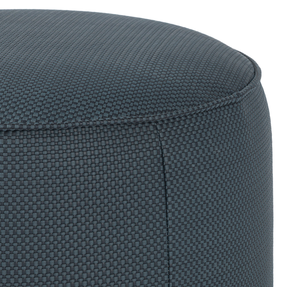 Sinclair Round Ottoman In Fresno Cobalt