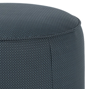 Sinclair Round Ottoman In Fresno Cobalt