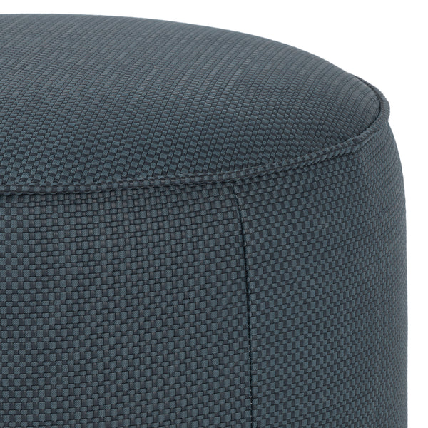 Sinclair Round Ottoman In Fresno Cobalt