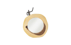 Atlas Cross Cut Mirror, Smallall, Half Man, Left