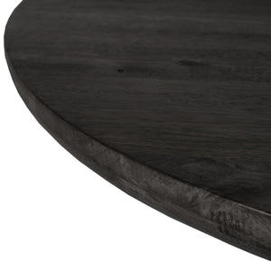 Bibianna Dining Table In Worn Black
