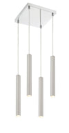 Forest 4 Light Island/Billiard in Chrome Finish