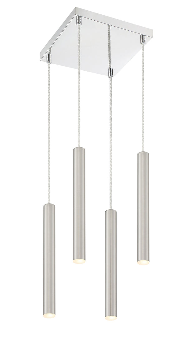 Forest 4 Light Island/Billiard in Chrome Finish