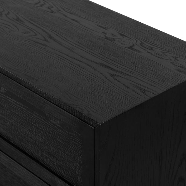 Millie 6 Drawer Dresser In Drifted Matte Bl