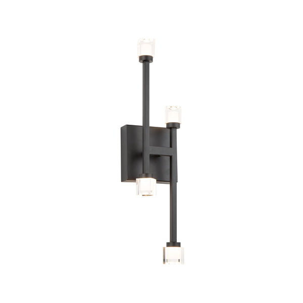Batton 15W LED Wall Light in Black