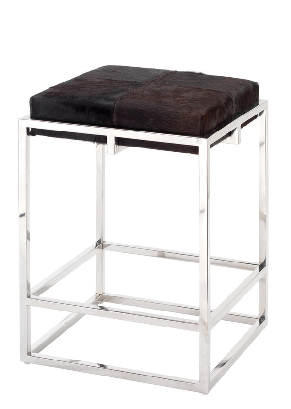 Shelby Hide Counter Stool, Espresso