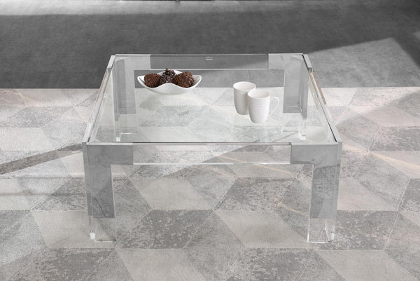 Alberto Coffee Table In Chrome