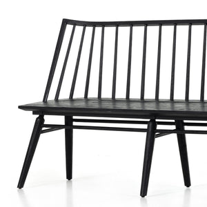 Lewis Dining Bench - Black Oak