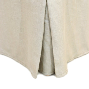 Linen Floor Length Slip Covered Parsons Chair