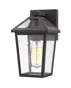 Talbot 1 Light Outdoor Wall Sconce in Rubbed Bronze Finish