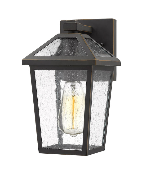 Talbot 1 Light Outdoor Wall Sconce in Rubbed Bronze Finish