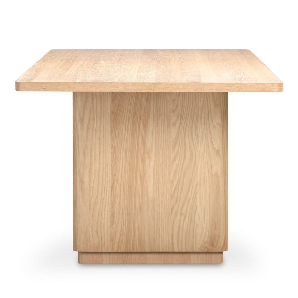 Moe's Round Off Small Dining Table in Natural Oak