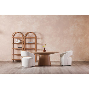 Otago Oval Dining Table in Natural Oak Finish