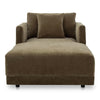 Moe's Bryn Chaise in Heritage Cedar Green