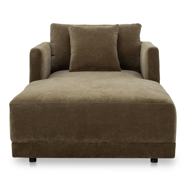 Moe's Bryn Chaise in Heritage Cedar Green