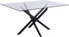 Sophia Dining Table In Matte Black