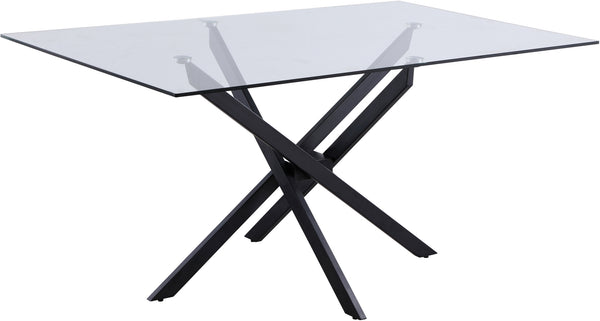 Sophia Dining Table In Matte Black