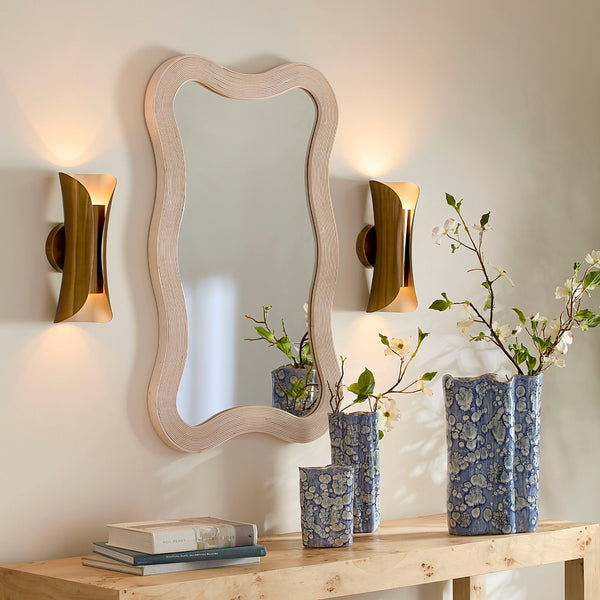 Capsule 1-Light Steel Sconce, Antique Brass