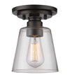 Annora  1 Light Flush Mount in Olde Bronze Finish
