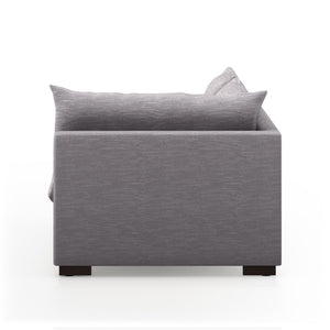 Westwood Sectional In Valley Silver Spoon And Espresso