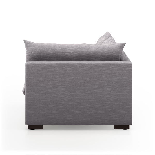 Westwood Sectional In Valley Silver Spoon And Espresso