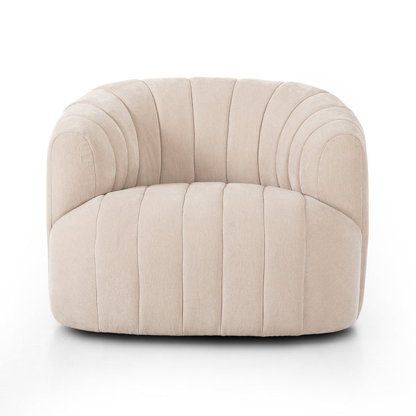 Elliana Swivel Chair - Blamont Cream