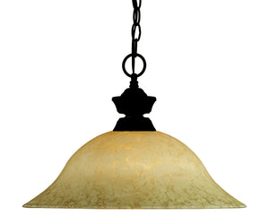 Pendant Lights 1 Light Pendant in Bronze Finish