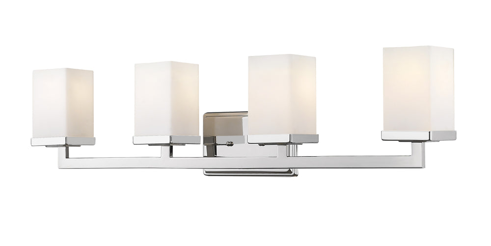 Tidal 4 Light Vanity  in Chrome Finish
