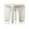 Dante End Table In White Concrete