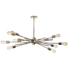 10LT Horizontal Pendant, Burnished Chrome Finish