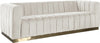 Francis Sofa In Cream Velvet