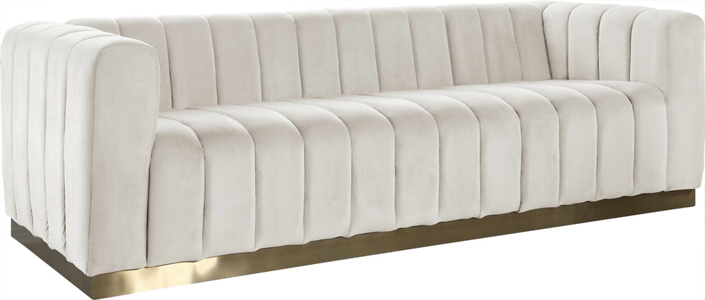 Francis Sofa In Cream Velvet