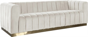 Francis Sofa In Cream Velvet