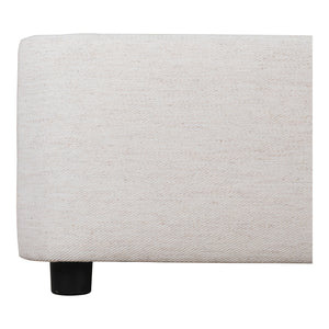 Moe's Samara Queen Bed Linen Upholstered