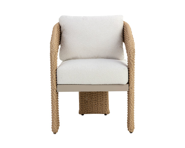 PYLOS DINING ARMCHAIR - NATURAL - LOUIS CREAM