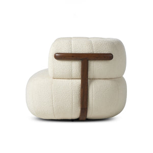 Doss Swivel Chair In Terra Brown Oak