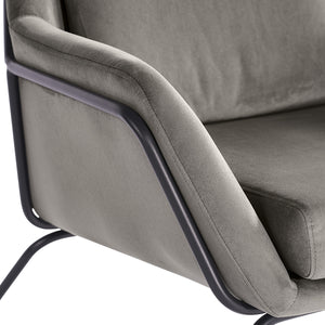 Watts Armchair - Black - Antonio Charcoal