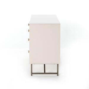 Van 7 Drawer Dresser In Matte Alabaster