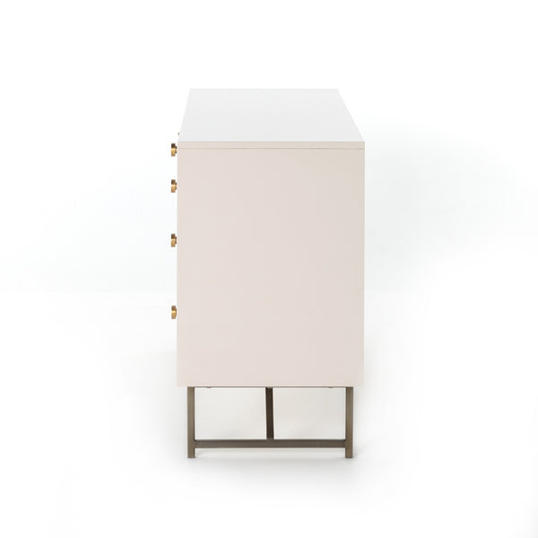 Van 7 Drawer Dresser In Matte Alabaster