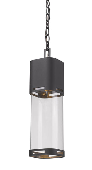 Lestat 1 Light Outdoor Chain Light in Black Finish