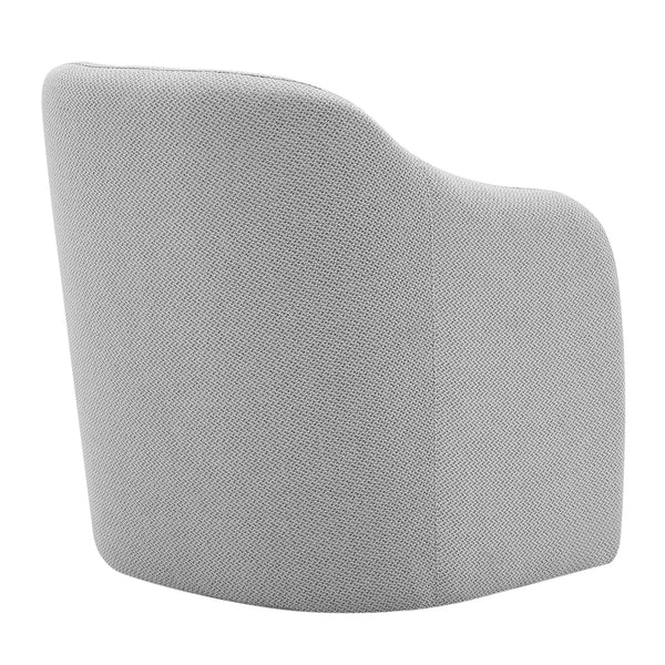 Zella Fabric Accent Arm Chair In Cardiff Gray