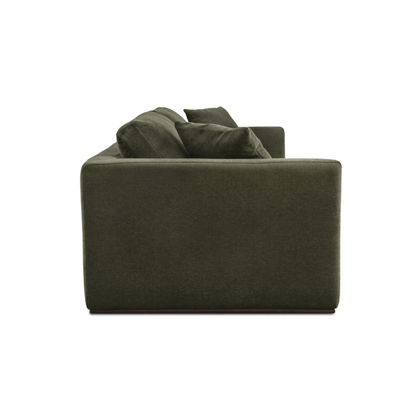 Rue Sleeper Sofa in Deep Green with Feather Fill