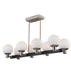 Tilbury AC7098VB Island Light in Matte Black & Brass