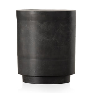 Javi Outdoor End Table In Aged Grey
