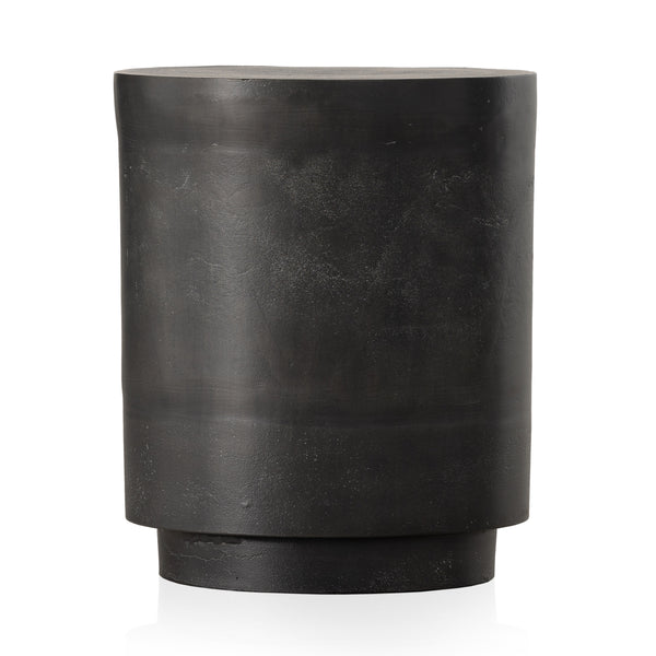 Javi Outdoor End Table In Aged Grey