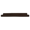 Naomi 3-Piece Wave Modular Sectional in Dark Brown
